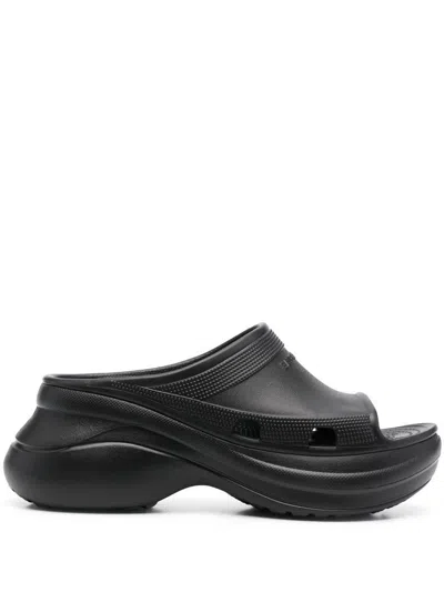 Balenciaga Sandals In Black
