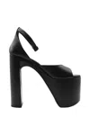 Balenciaga Camden 160 Platform Sandals In Calf Leather In Black