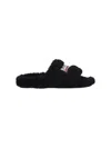 Balenciaga Furrand Platform Sandals For Women In Black
