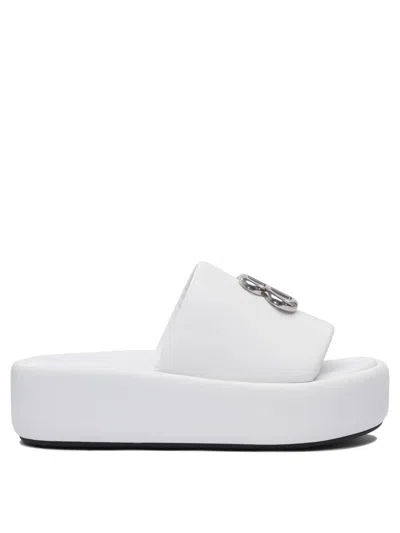 Balenciaga Sandals In White