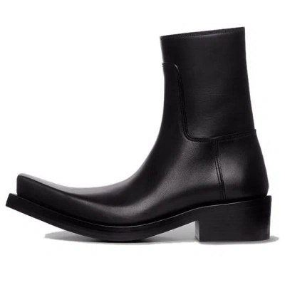 Balenciaga Santiago Booties 'black Matte Calfskin'