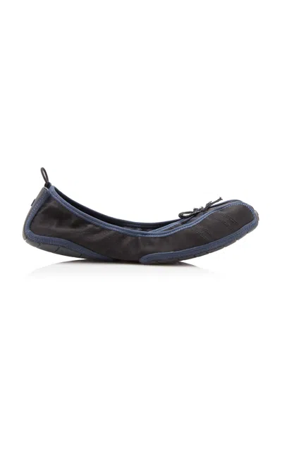 Balenciaga Sneaker Sole Ballerina Flat In Black