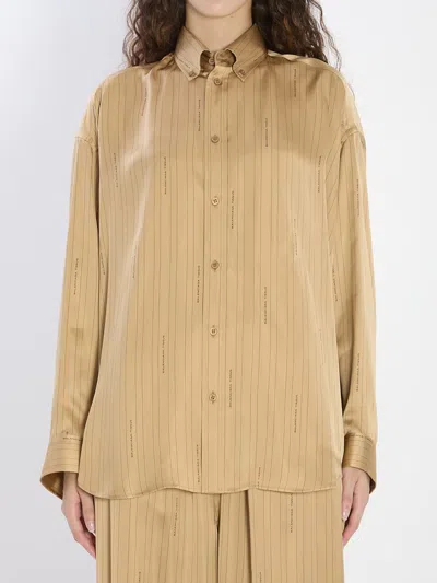 BALENCIAGA SATIN SHIRT
