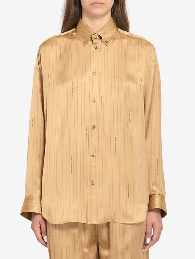BALENCIAGA SATIN SHIRT