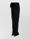 Balenciaga Long Satin Skirt Skirts Black