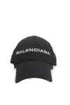 Balenciaga Logo Embroidered Adjustable Baseball Cap