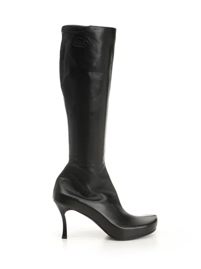 Balenciaga Scholl 80 Mm Boots Black