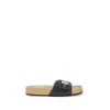 Balenciaga Scholl Flat Sandals In Multi