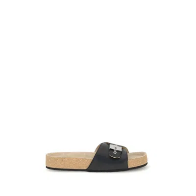 BALENCIAGA SCHOLL FLAT SANDALS