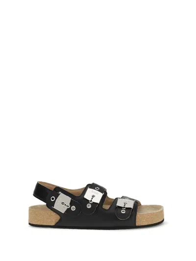 BALENCIAGA SCHOLL FLAT SANDALS
