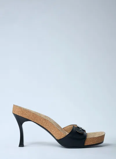 BALENCIAGA SCHOLL HEELED SANDALS