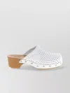 Balenciaga X Scholl 40mm Clog Mules In White