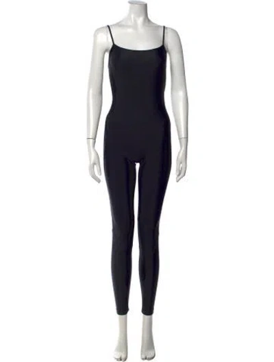 Pre-owned Balenciaga Scoop Neck Jumpsuit In Black