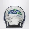 Balenciaga Scribble Cap In White
