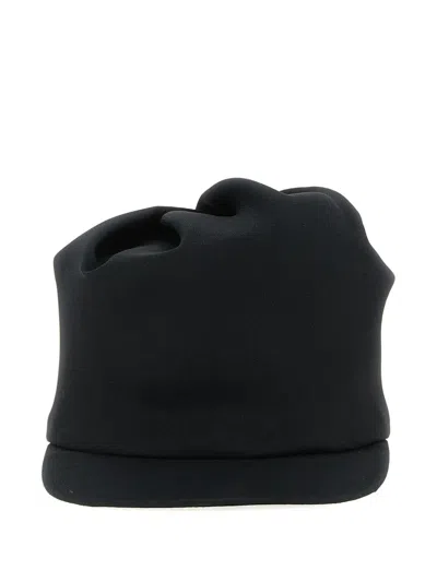 Balenciaga Sculptural Scarf-detail Cap In Green