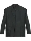 Balenciaga Seamless Blazer In 灰色