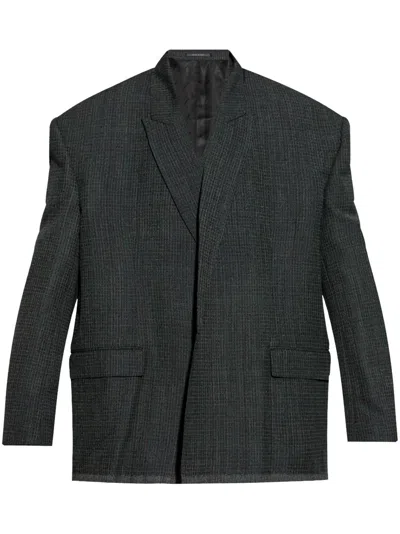 Balenciaga Seamless Blazer In Grey