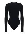 Balenciaga Women Black Jersey Seamless Body In Black