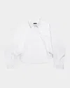 Balenciaga Semi Fitted Button-down Shirt In White