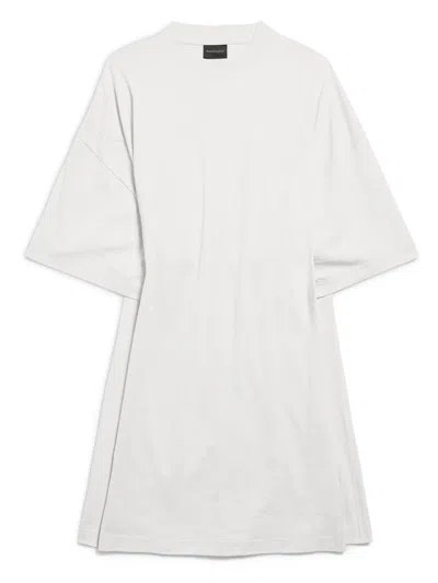 Balenciaga Semi Fitted Dress Clothing In White