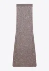 Balenciaga Sequin Embellished Maxi Skirt
