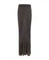 Balenciaga Sequined Stretch-knit Maxi Skirt In Black