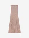 Balenciaga Sequin Midi Skirt In Neutral