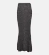 Balenciaga Ladies Sequin Mermaid Maxi Skirt In Black