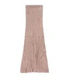 Balenciaga Sequinned Maxi Skirt In Blue
