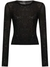 Balenciaga Sequinned Top In Black
