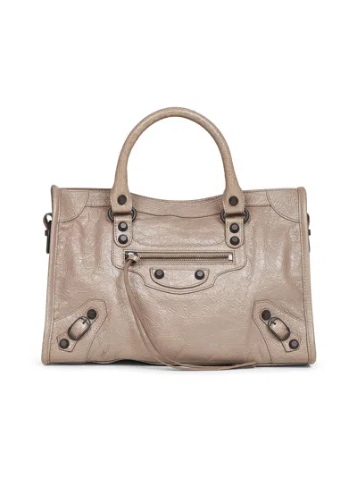 Balenciaga Sesame Le City Small Handbag