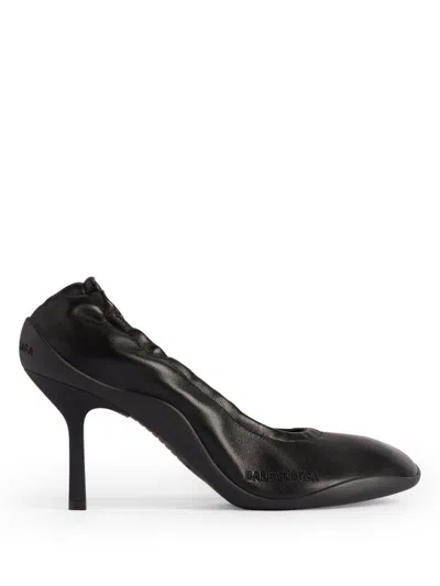 BALENCIAGA BALENCIAGA SHIBUYA 80 PUMPS IN SHINY SOFT LEATHER SHOES