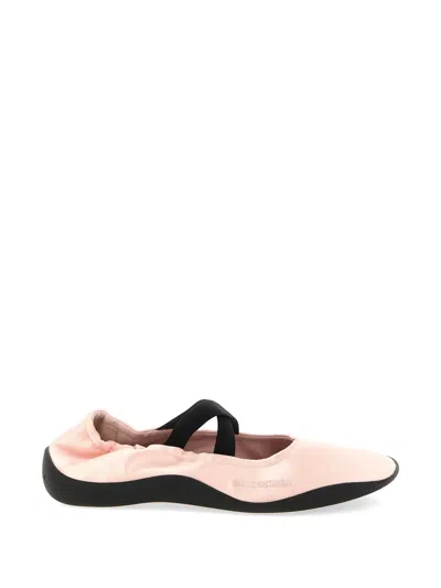 Balenciaga Satin Shibuya Elasticated Ballet Flats In Multi