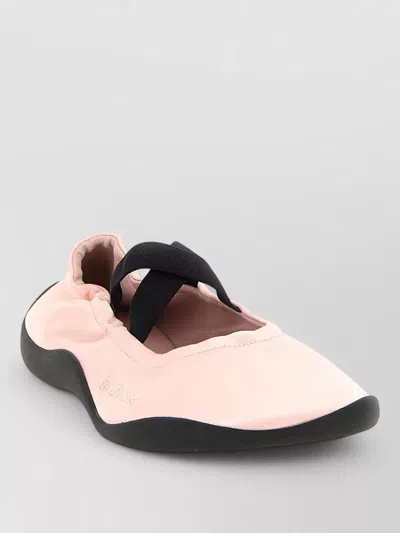 Balenciaga Shibuya Round Toe Ballerina Flat Shoes In Pink
