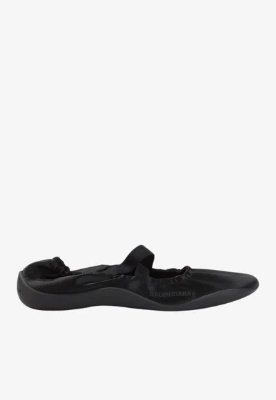 Balenciaga Shibuya Flat L005 Sandals For Women In Black