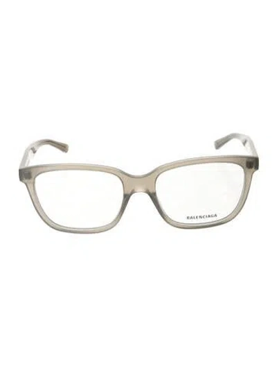 Pre-owned Balenciaga Shield Eyeglasses In Gray