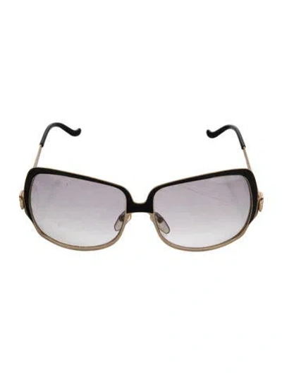 Pre-owned Balenciaga Shield Gradient Sunglasses In Black