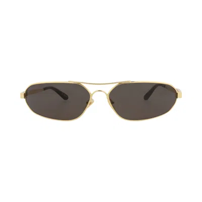 Pre-owned Balenciaga Shield Sunglasses 'gold/grey' | Men's Size Onesize