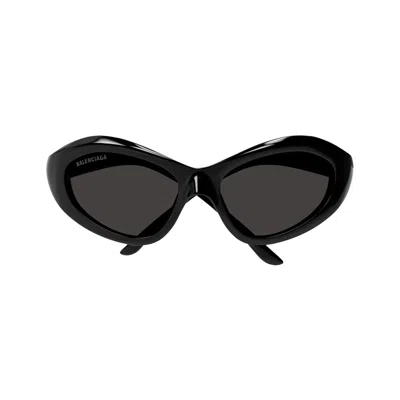 Pre-owned Balenciaga Shield Sunglasses 'shiny Black' | Women's Size Onesize