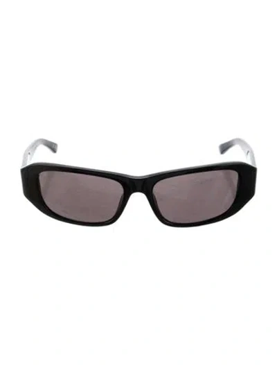 Pre-owned Balenciaga Shield Tinted Sunglasses In Black