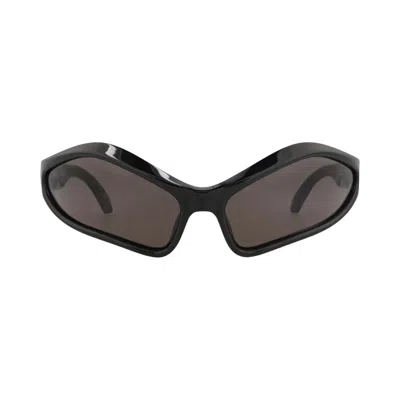 Pre-owned Balenciaga Shield-frame Bio Injection Sunglasses 'black/grey' | Men's Size Onesize