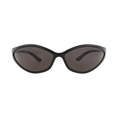 Pre-owned Balenciaga Shield-frame Bio Injection Sunglasses 'black/grey' | Men's Size Onesize