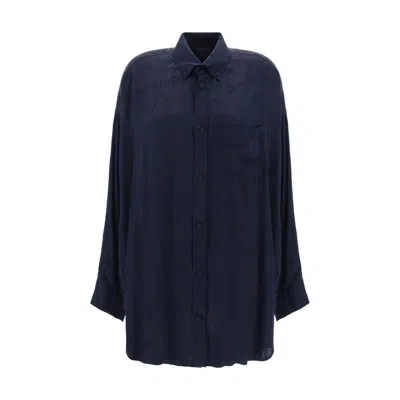 Balenciaga Shirt In Blue