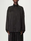 Balenciaga Viscose Shirt In Brown