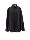 Balenciaga Suspended Shirt Dress In Black