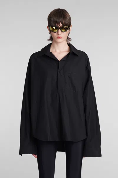 Balenciaga Shirt In Black Cotton
