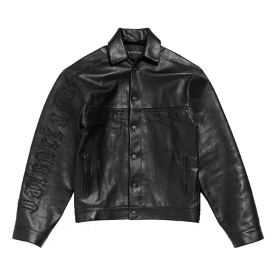 Pre-owned Balenciaga Shirt Jacket 'black' | Men's Size L