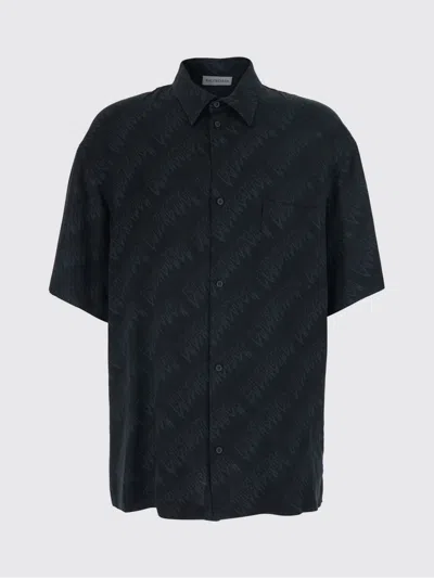 Balenciaga Shirt Men In Black