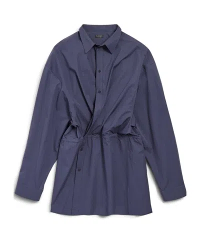 BALENCIAGA BALENCIAGA FADED SHIRT MINI DRESS