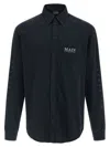 Balenciaga Main Character Artwork Long-sleeved Jersey Polo Shirt Clothing In Black